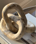 Marbella Chocolate Marble Three Link Chain