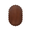Verde Oval Wooden Carved Mirror