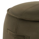 Upholstered Stool Velvet Green