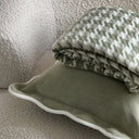 Lola Sage Cushion & Sadie Throw Bundle