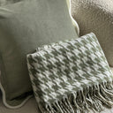 Lola Sage Cushion & Sadie Throw Bundle