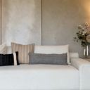 Camilla Beige Stripe Cushion Cover 53x53cm