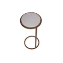 Portobello Accent Table White Banswara Marble