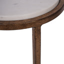 Portobello Accent Table White Banswara Marble
