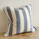 Celeste Blue Wide Stripe Cushion Cover 45x45cm