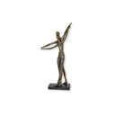 Bronze Resin Dancing Couple Sculpture
