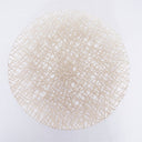 Fluid Home Interiors - Luxe Champagne Webbed Glass Charger Plate