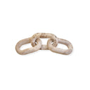 Marbella Chocolate Marble Three Link Chain
