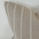 Camilla Beige Stripe Cushion Cover 53x53cm