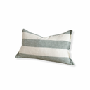 Fleur Teal Wide Stripe Cushion Cover 50×30cm