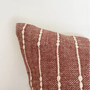 Fluid Home Interiors - Plumb Textured Stripe Cushion - Ellenvale Interiors