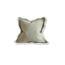 Fluid Home Interiors - Sage Scalloped Linen Blend Cushion 45x45cm - EllenVale Interiors