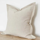 Maya Flanged Edge Sand Linen Cushion Cover 65×65cm