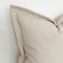 Maya Flanged Edge Sand Linen Cushion Cover 65×65cm