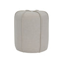 The Oxford Seamed Button Stool Oatmeal