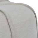 The Oxford Seamed Button Stool Oatmeal