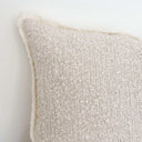 Cream Boucle Cushion Cover 50 x 30cm
