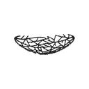 Fluid Home Interiors - Black Oval Twig Bowl - Libra Interiors