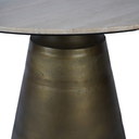 Light Travertine Round Dining Table 120cm