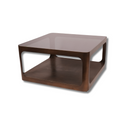Southbank Metal and Glass Square Coffee Table