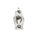 Monochrome Brush Ginger Jar Small - Libra Interiors