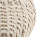 Natural Rattan Lamp with Drum Shade Large