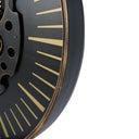 Palladium Wall Clock with moving Cogs 100cm - Libra Interiors