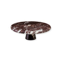 Odessa Burgundy Marble Cake Stand