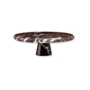 Odessa Burgundy Marble Cake Stand