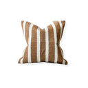 Olivia Rust & Cream Rope Stripe Cushion Covers