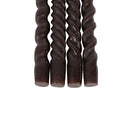 Fluid Home Interiors set of 4 brown twisted wax dinner candles