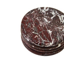 Odessa Set of 4 Burgundy Marble Coasters