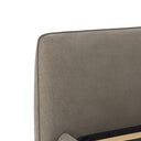 Soft Brown Upholstered 5′ King Sized Bed Frame - Libra Interiors