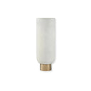 Blanche White and Gold Small Pedestal Vase