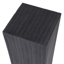 Black Wooden Plinth Nested Set of Two