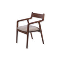 Verde Wooden Upholstered Dining Chair in Beige