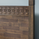 Wooden Boho 4 Poster Bed Super King