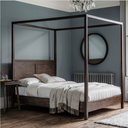Wooden Boho 4 Poster Bed Super King