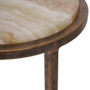 Portobello Accent Table Green Onyx