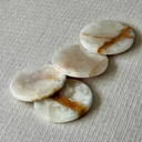 Set of Four Onyx Marble Coasters