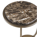 Porto Dark Emperador Accent Table