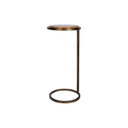 Portobello Accent Table Forest Brown Marble