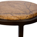 Portobello Accent Table Forest Brown Marble