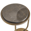 Porto Royal Gold Marble Accent Table