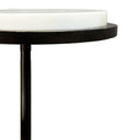 Modern Accent Table White Banswara Marble