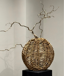 Round Woven Weave Vase