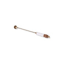 Antique Brass Candle Snuffer with Bone Inlay Handle