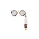 Antique Brass Spectacle Magnifier with Bone Inlay Handle