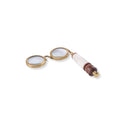 Antique Brass Spectacle Magnifier with Bone Inlay Handle