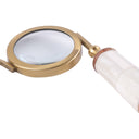 Antique Brass Spectacle Magnifier with Bone Inlay Handle